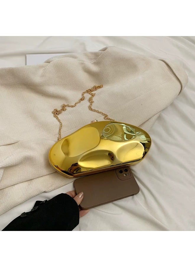 Elegant Designer Clutch for Women – Stylish Handbag with Chic Chain Strap, Sleek Modern Design, Perfect for Evening & Casual Outfits