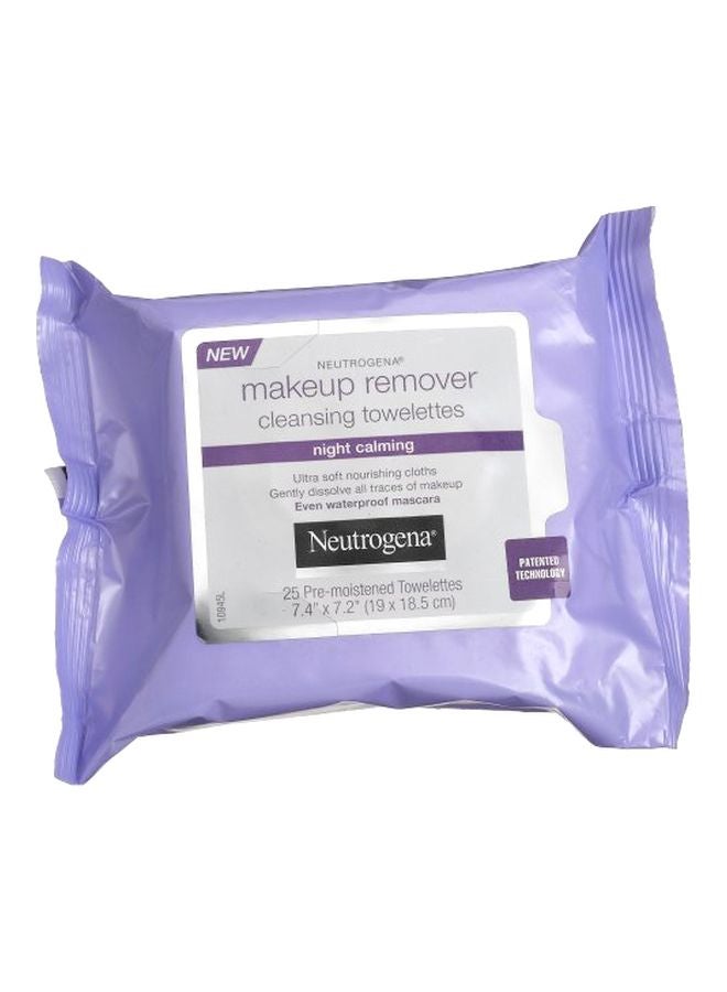 Pack Of 25 Makeup Remover Cleansing Towelettes