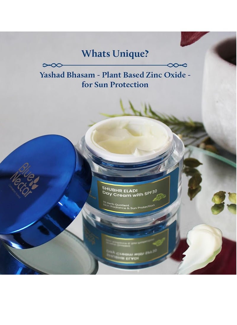 Blue Nectar Eladi Face Moisturizer for Women | Plant Based Day Face Cream for Women for Use as Facial Moisturizer for All Skin Types (19 Herbs, 1.7 Oz)