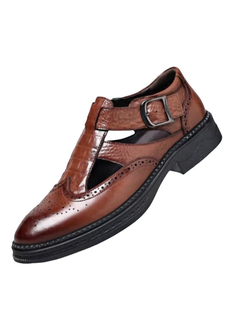 New Men's Business Leather Shoes