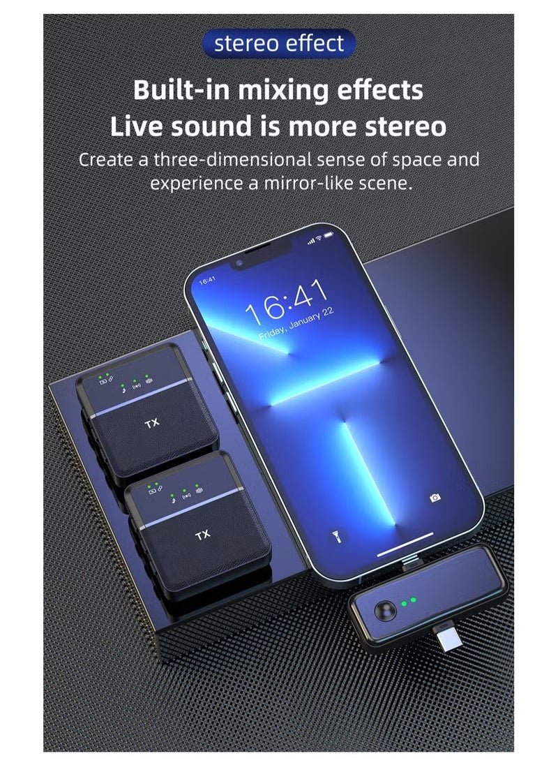 3 In 1 Multifunctional Wireless Microphone For iPhone And Android