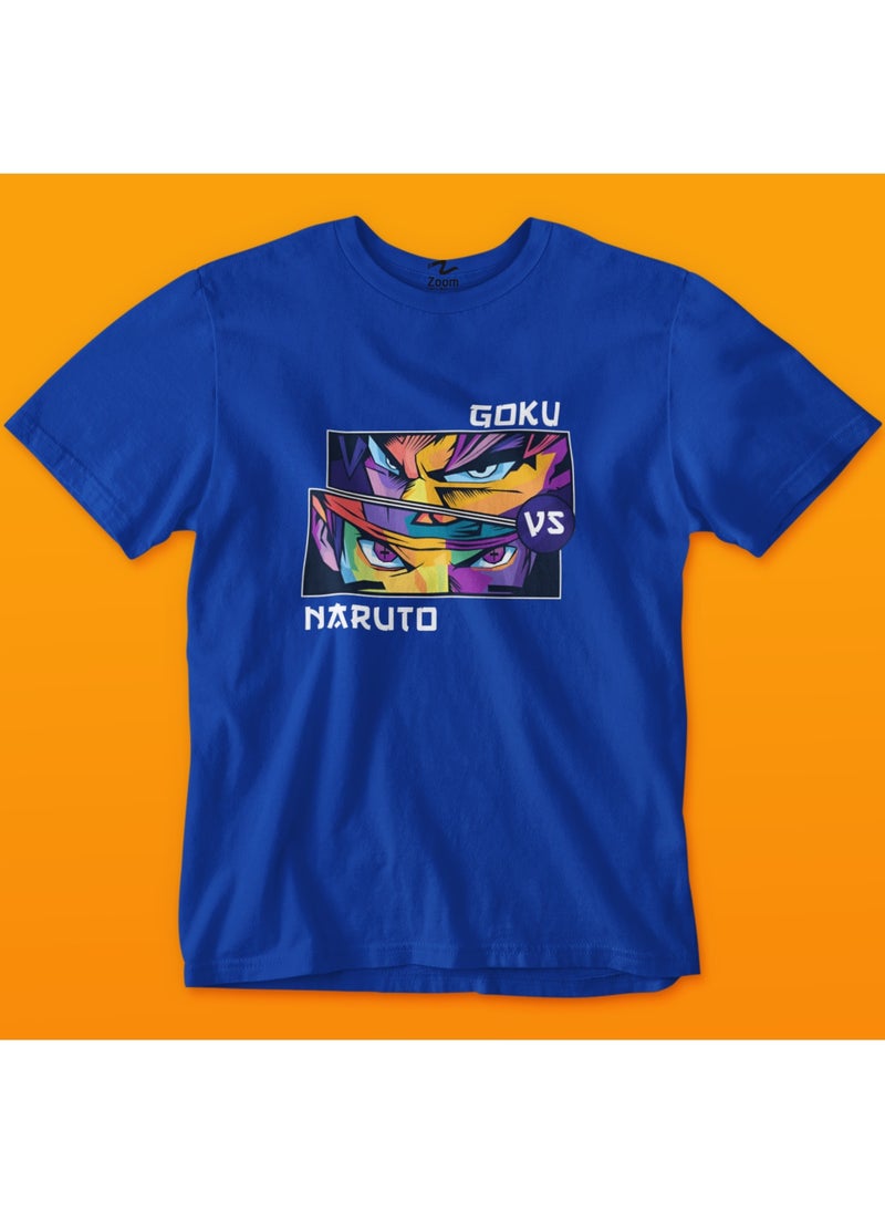 Goku VS. Naruto Design For T-Shirt Kids