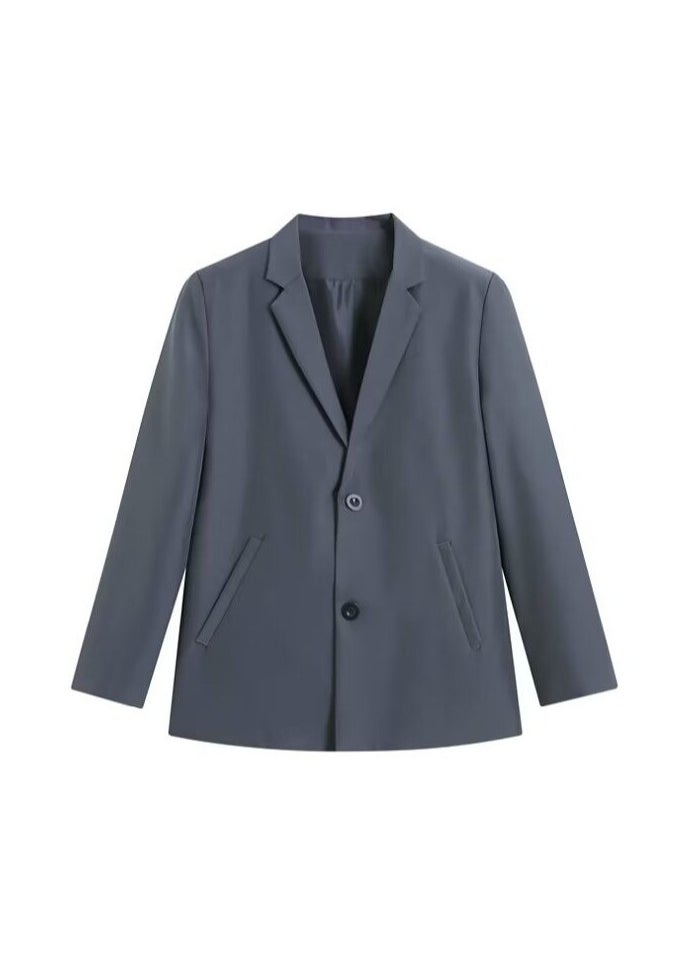 Casual And Versatile Loose-fitting Suit Jacket