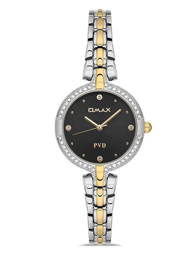 Omax Original Watches for Women Silver Stainless Classic Strap 31mm White Round Shape Analog Wrist Watch Women 100% Waterproof Business Casual Wear Gifts Made in Japan 1 Year Warranty