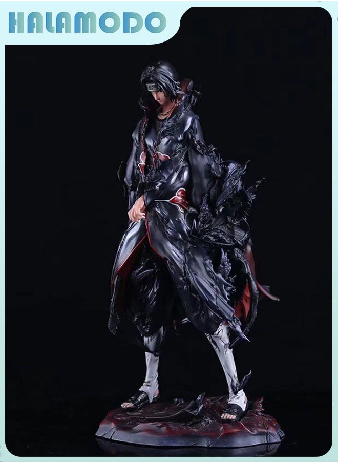 Naruto Iron Curtain Uchiha Itachi with Enigmatic Aura, Trendy Anime Figure, Perfect for Decoration and Gifting