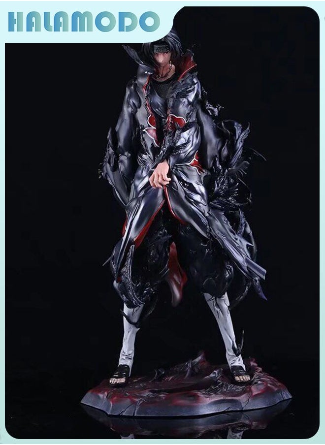 Naruto Iron Curtain Uchiha Itachi with Enigmatic Aura, Trendy Anime Figure, Perfect for Decoration and Gifting