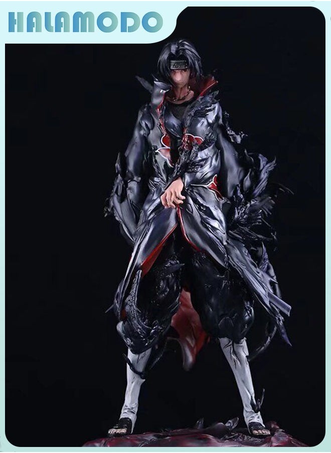 Naruto Iron Curtain Uchiha Itachi with Enigmatic Aura, Trendy Anime Figure, Perfect for Decoration and Gifting