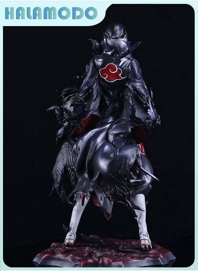 Naruto Iron Curtain Uchiha Itachi with Enigmatic Aura, Trendy Anime Figure, Perfect for Decoration and Gifting