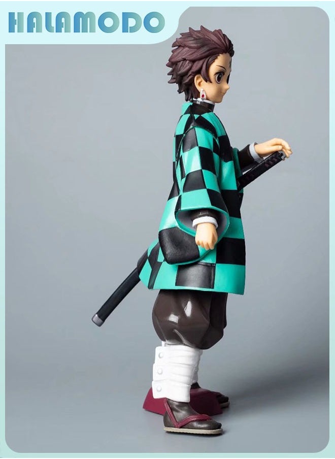 The Super-sized Standing Tanjirou Assembly Handmade Model Desk Decoration Toy 24 cm