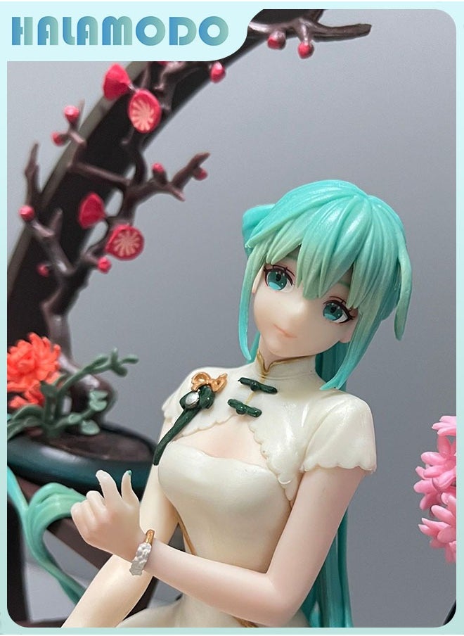 Hatsune Miku Adorable Shaohua Cheongsam Figure with Detachable Hands - Ideal Gift for Girls