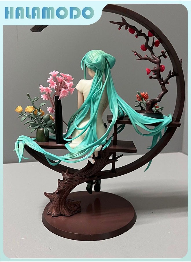 Hatsune Miku Adorable Shaohua Cheongsam Figure with Detachable Hands - Ideal Gift for Girls