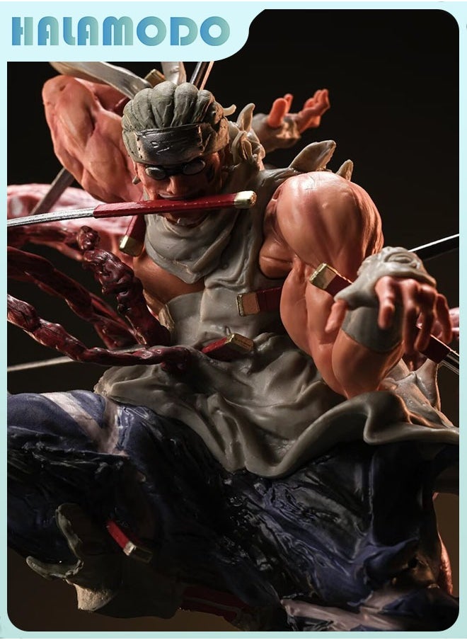Naruto Iron Curtain Killer Bee, Trendy Anime Figure Model, Decoration Gift