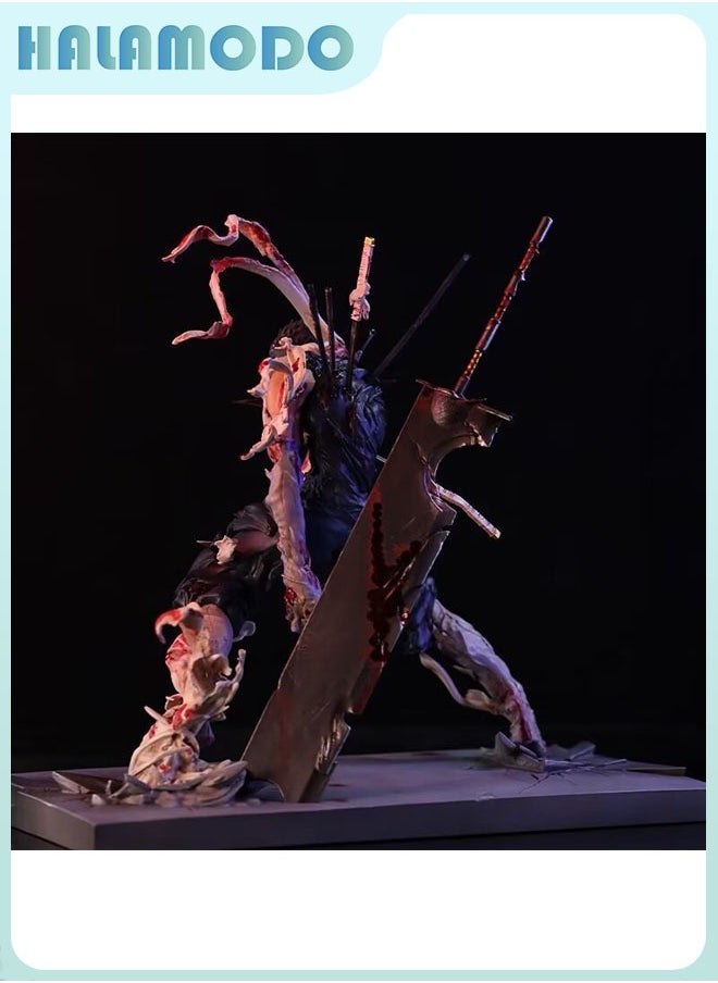 Naruto Iron Curtain Zabuza Momochi in Dynamic Battle Pose, the Hidden Mist Fighter, Anime Model for Display and Gifting, a Charming Decoration