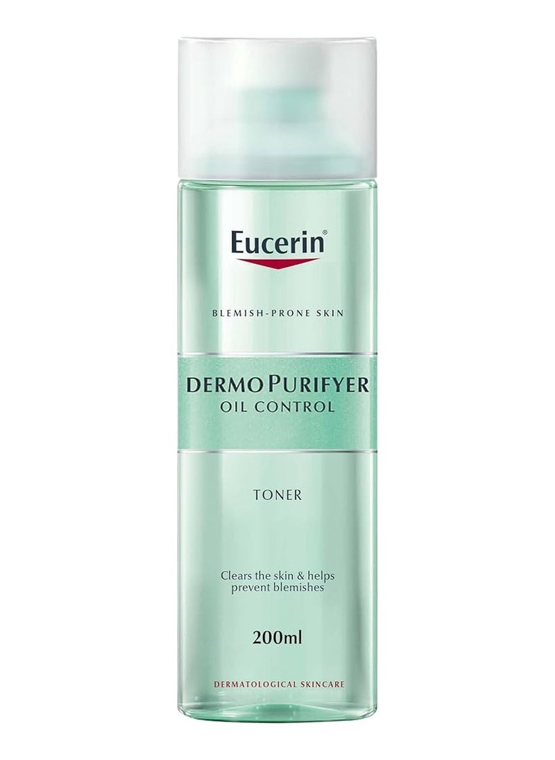 Eucerin Dermopurifyer Oil Control Facial Toner For Blemish And Acne-Prone Skin With Lactic Acid  200ml