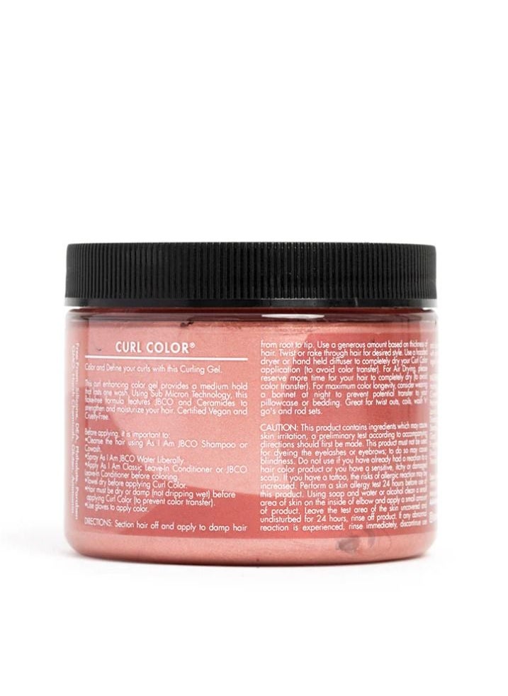 Curl Color Rose Gold Color & Curling Gel