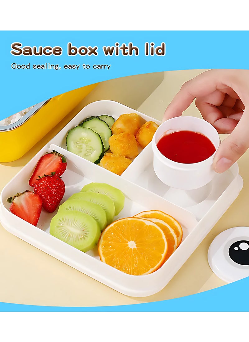 Twisoo Kids Lunch Box Stainless Steel Insulated – Double Decker Leakproof Bento Box with Spoon, Soup Bowl, Dishwasher Safe, Durable, Perfect for School or Travel 1120ml (Elep New Blue)