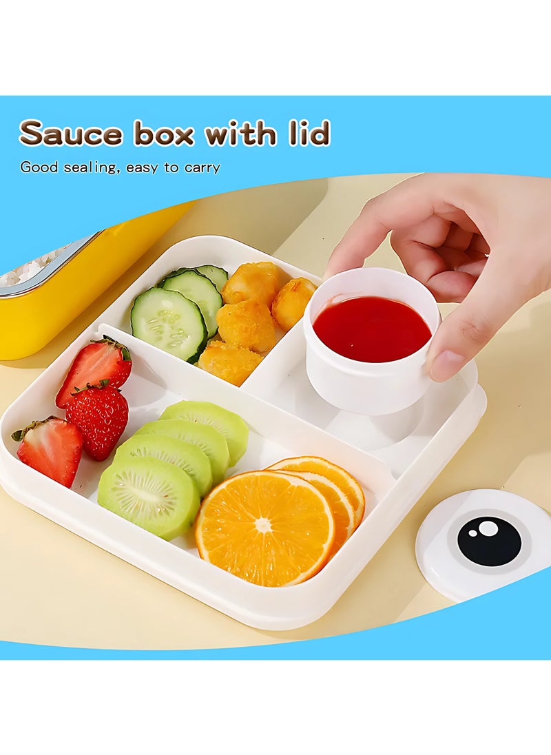 Twisoo Kids Lunch Box Stainless Steel Insulated – Double Decker Leakproof Bento Box with Spoon, Soup Bowl, Dishwasher Safe, Durable, Perfect for School or Travel 1120ml (Mermaid Pink)