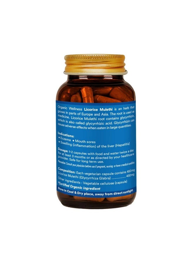 Licorice 90 N Veg Capsules || Detoxification & Rejuvenation || Improving Digestion || Maintains Regularity || Internal Cleansing