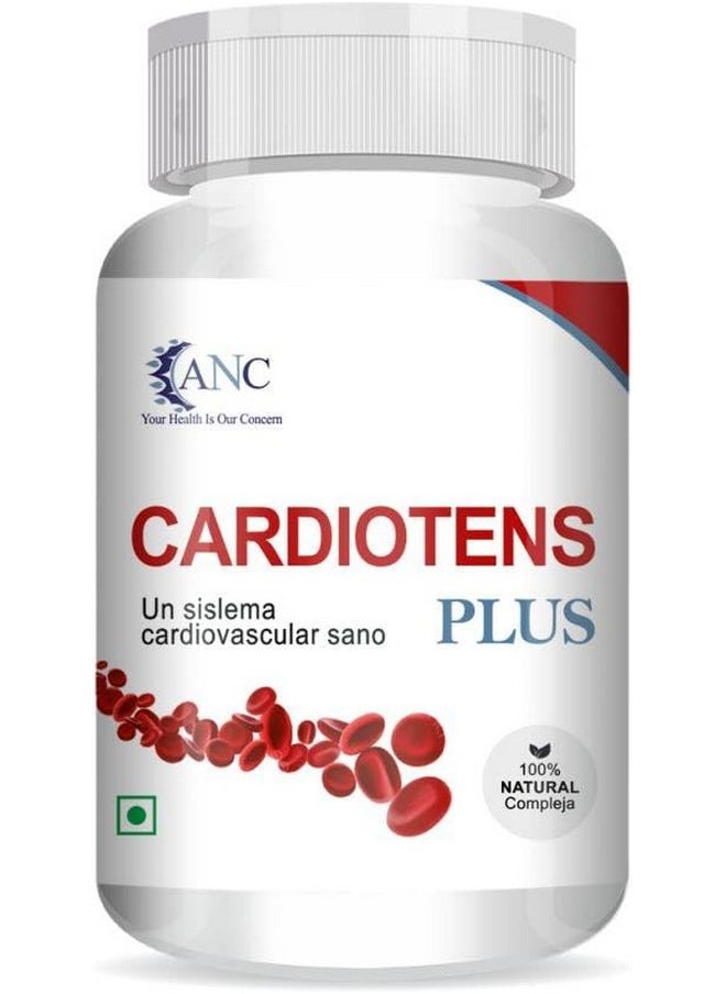 Cardiotens Plus With Arjuna Extract & Moringa Extract Heart Health Supplement (60 Capsules) For Men & Women -Pack Of 1