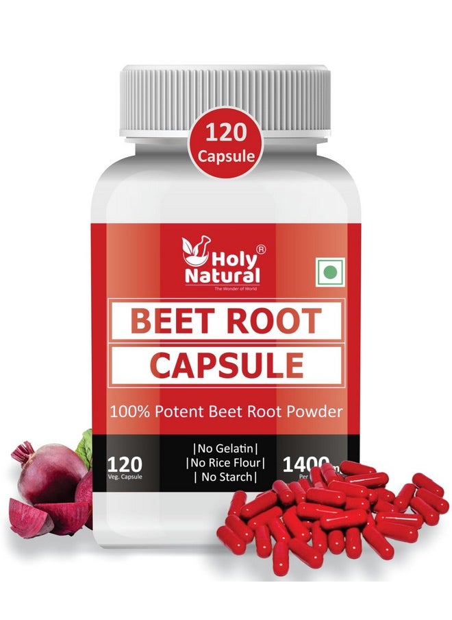 Holy Natural Beet Root Capsules - 120 Cap