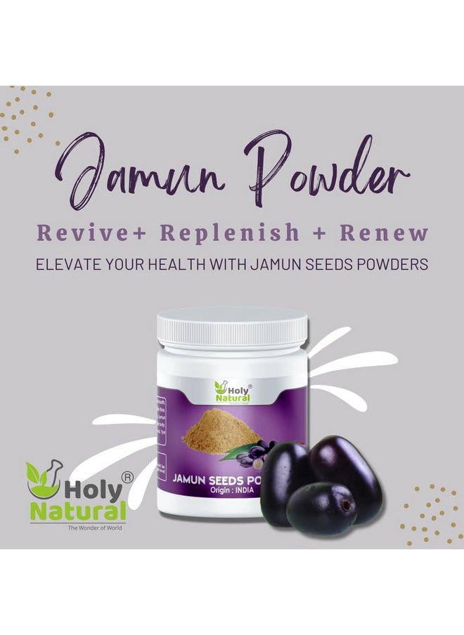 Holy Natural Jamun Seeds Powder - 250 Gm