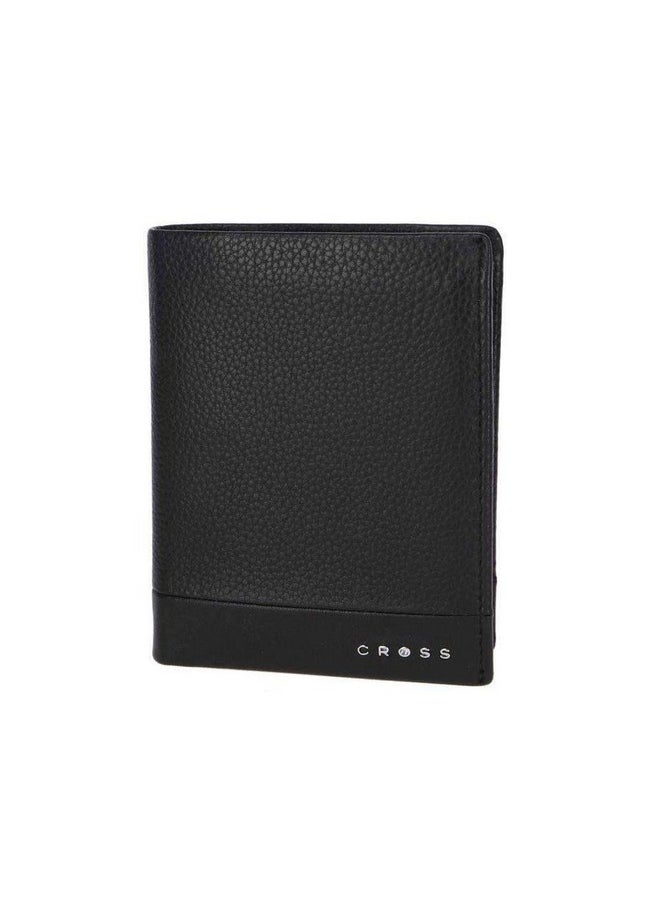 Cross Black Men's Wallet Stylish Genuine Leather Wallets for Men Latest Gents Purse with Card Holder Compartment (AC948008_2-1)