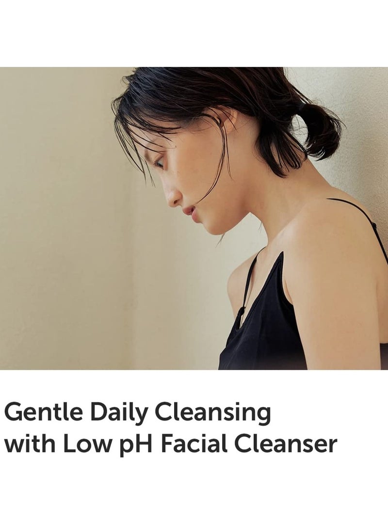 DearKlairs Gentle Black Facial Cleanser, 4.73 Fl Oz | Vegan, low pH, Hydrating Finish, 99% Fine Dust Removal, A Creamy foam cleanser, daily face wash