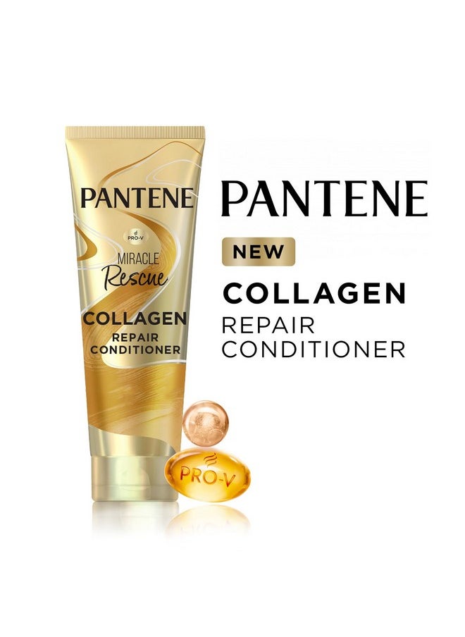 Pantene Miracle Rescue Collagen Repair Conditioner | Damage Repair Conditioner | Lightweight, smooth | Suitable for all hair types | 200ml