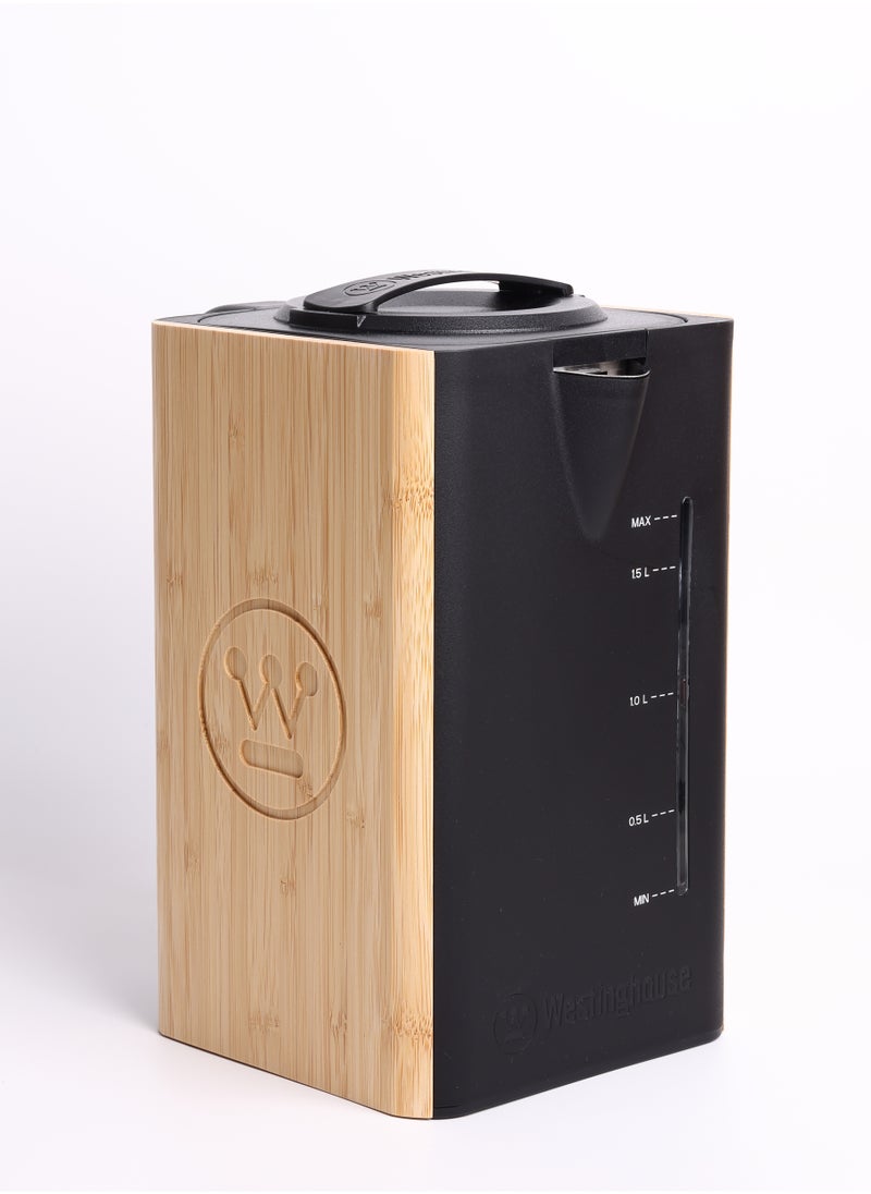 ELECTRIC KETTLE BAMBOO 2200W WESTINGHOUSE