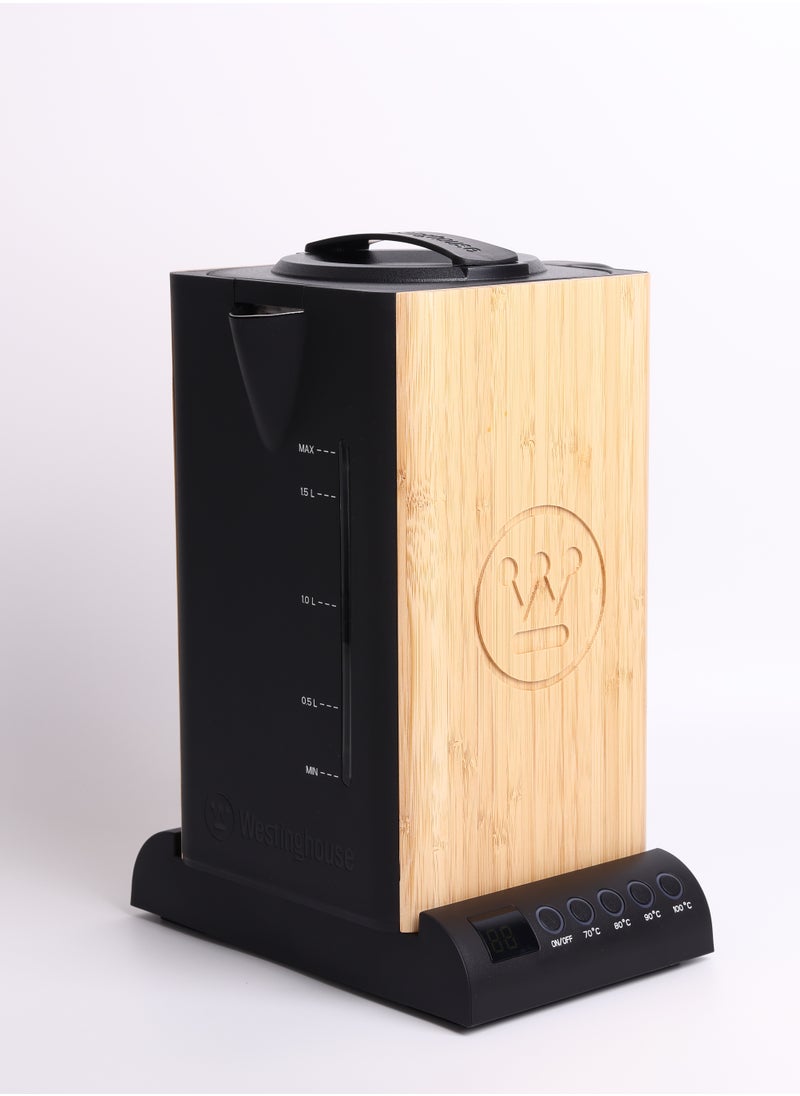 ELECTRIC KETTLE BAMBOO 2200W WESTINGHOUSE