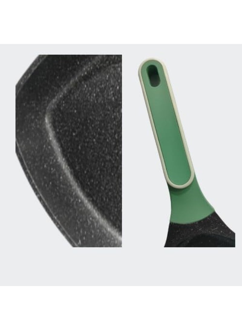 Nonstick Grill Pan for Stove Tops - Square Skillet 26cm All Stovetops