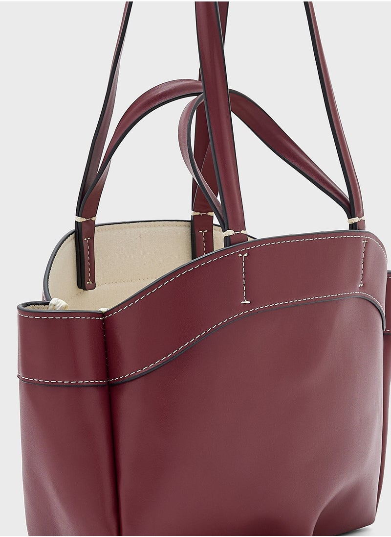 2 In 1 Tote Bag With Pouch