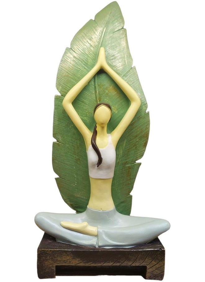 Yoga Sculpture, Elegant Yoga Girl Statue, Unique Home Decor, Yoga Decor, Meditation Lovers, Meditation Yoga Woman Statue, Yoga Gifts.