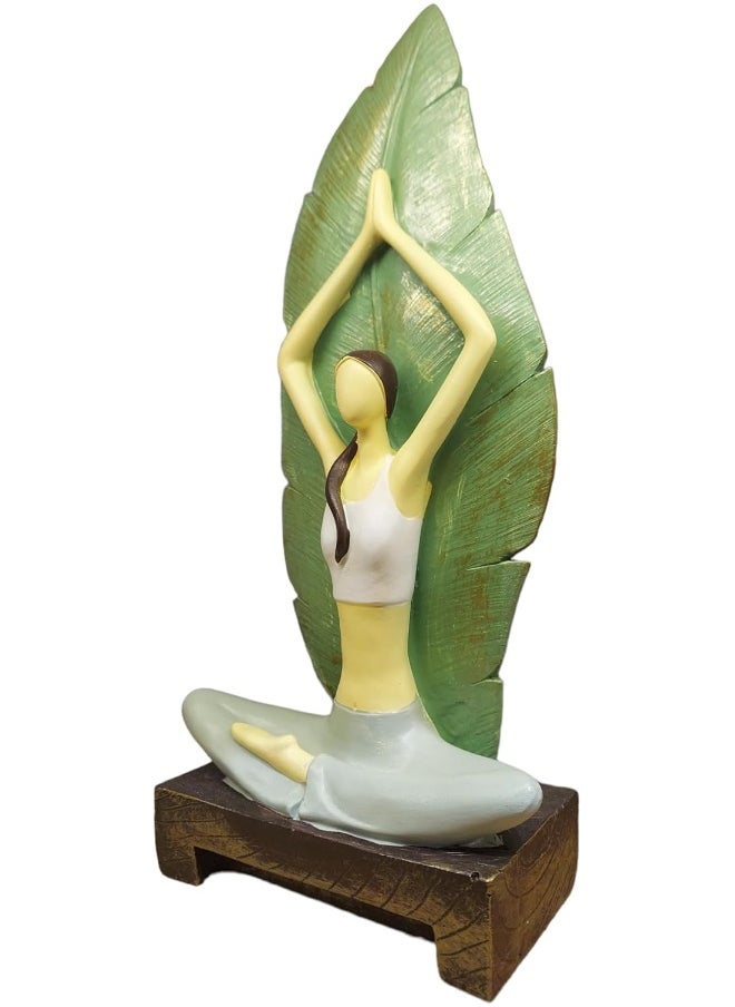 Yoga Sculpture, Elegant Yoga Girl Statue, Unique Home Decor, Yoga Decor, Meditation Lovers, Meditation Yoga Woman Statue, Yoga Gifts.