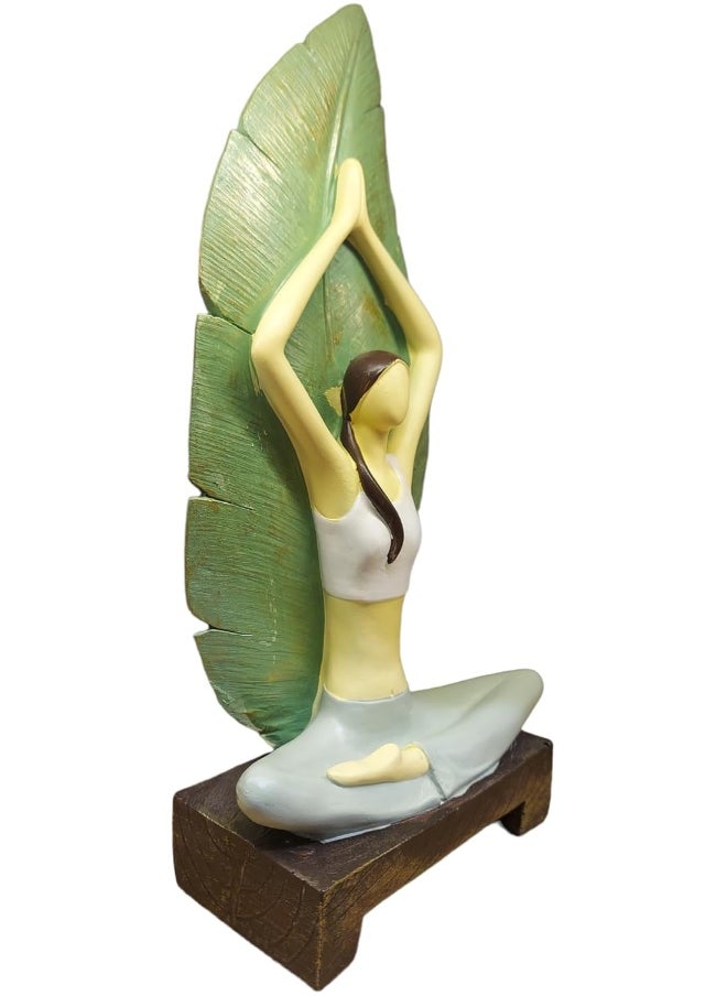 Yoga Sculpture, Elegant Yoga Girl Statue, Unique Home Decor, Yoga Decor, Meditation Lovers, Meditation Yoga Woman Statue, Yoga Gifts.