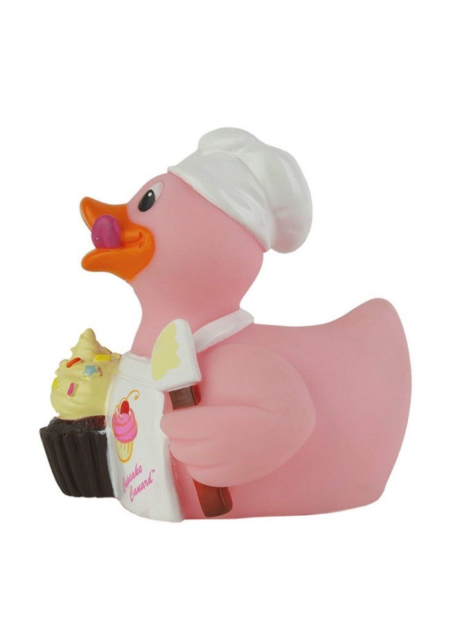 LUCOBE CelebriDucks Cupcake Lover Rubber Duck Bath Toy