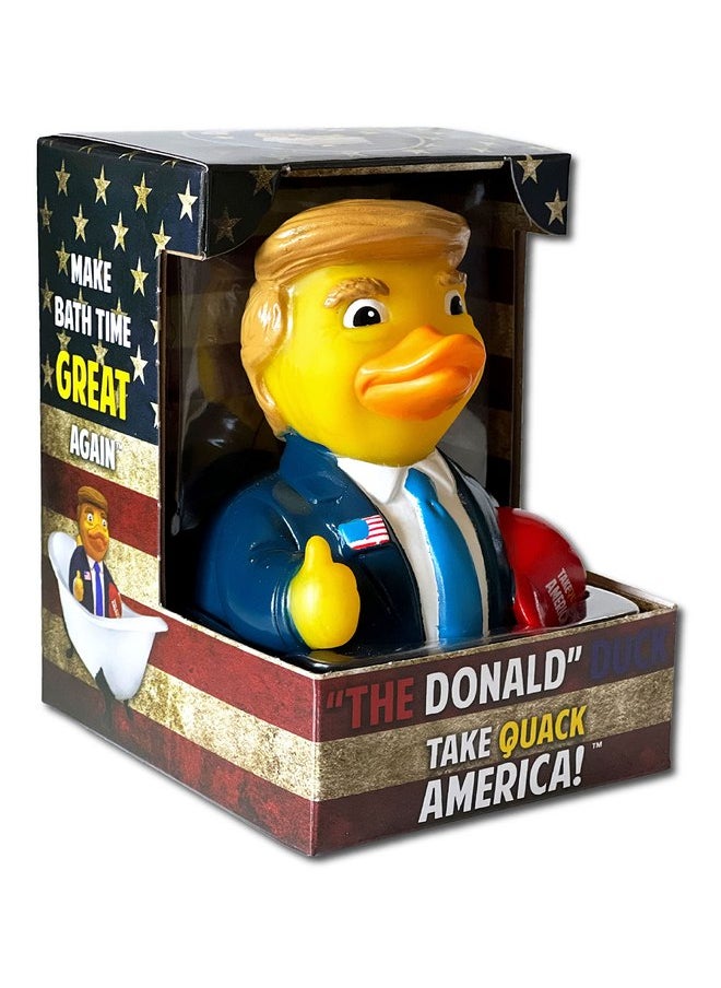 CelebriDucks - The Donald Trump Duck - Floating Rubber Ducks - Collectible Bath Toy Gift for Kids & Adults of All Ages