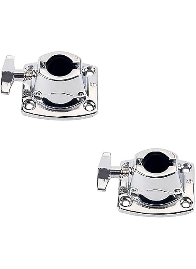 2pcs Drums Holder Base Plate Drum Tom Mount Base Clamp Drum Cymbal Base Clamp Drum Tom Mount Bracket Tom Cymbal Base Clamp Tom Cymbal Holder Clamp Seat Clamp Drum Kit