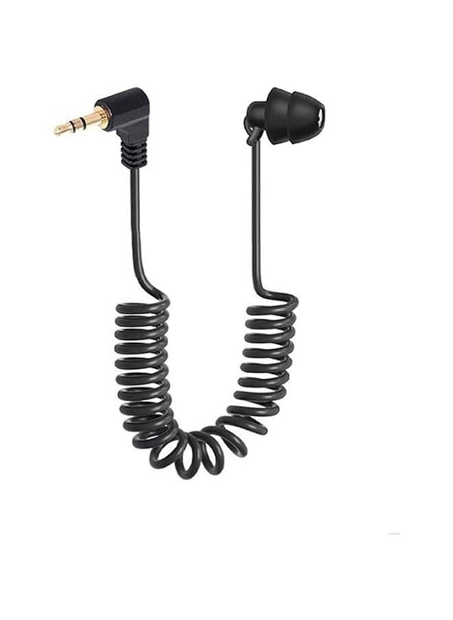 3.5mm Spring Earphones Single Side Headphones in Ear Heavy Bass Earbuds Wired Headset for Mobile Phone MP3 Computer