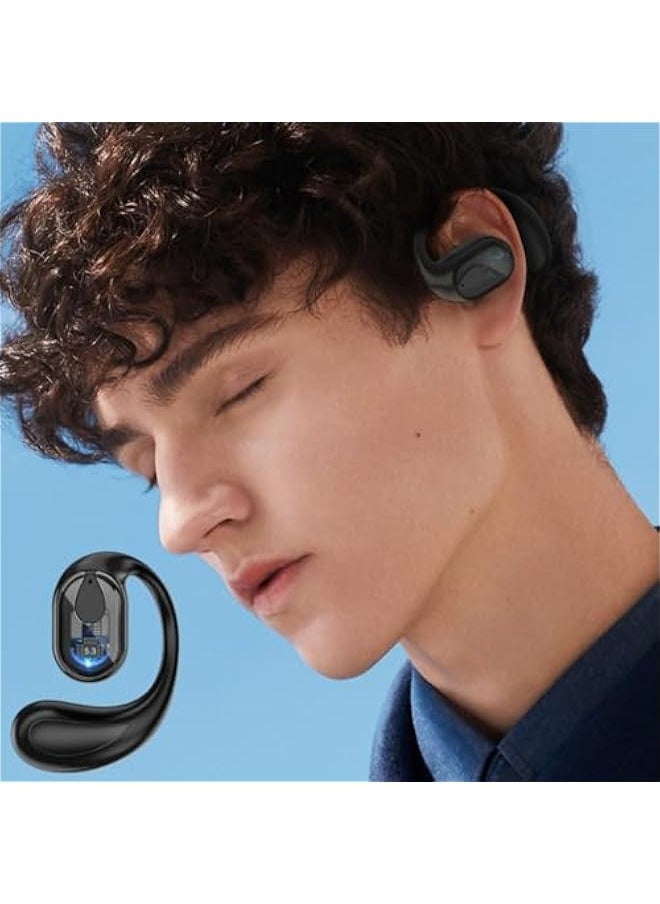 Headphones Wireless Bluetooth Headphones Wireless Earphones Bluetooth Headset Mini Ear Hook Sports Loss Music Call Hidden Earplugs with Mic for Smart Phone Bluetooth Earbuds