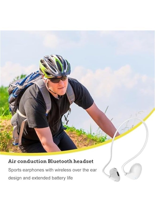 Out of Ear Earbuds | Air Conduction Open Ear Earbuds | Long-Lasting Outside Ear Earbuds, Open Ear Headset, Earless Headphones for Outdoors