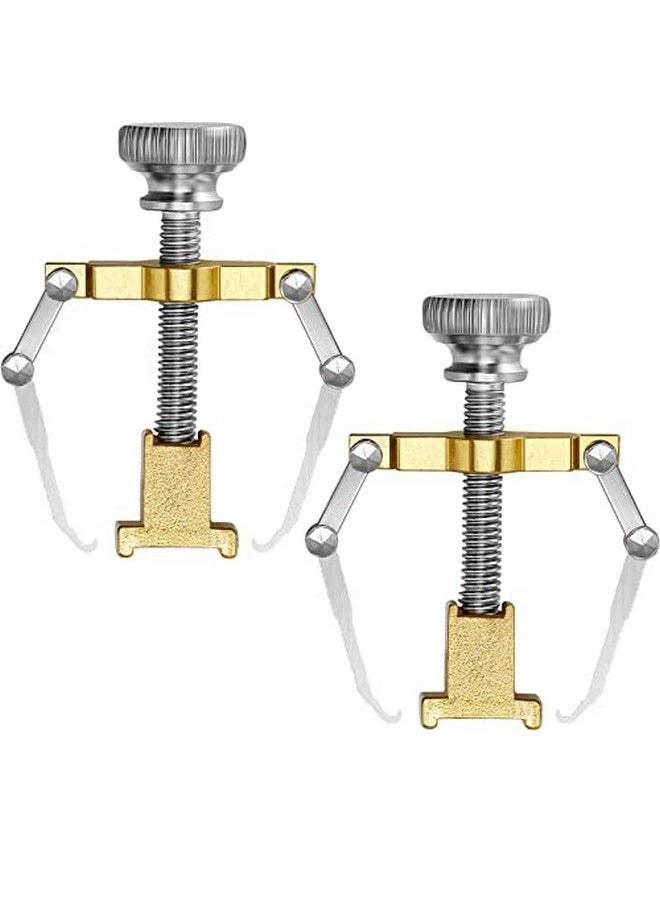 2 Pieces Ingrown Toenail Lifter Ingrown Toenail Tool Toe Clamp Stainless Steel Foot Care Tool For Paronychia (Gold)