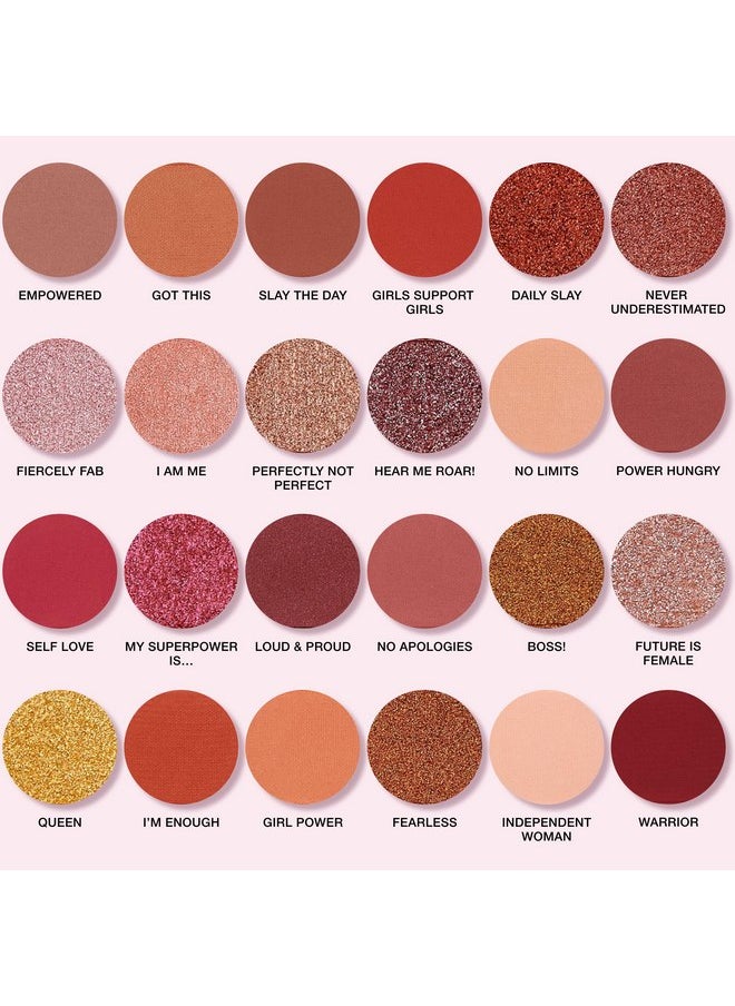 Ciaté London I Am Woman Eyeshadow Palette, 24 Creamy and Highly-Pigmented Shades