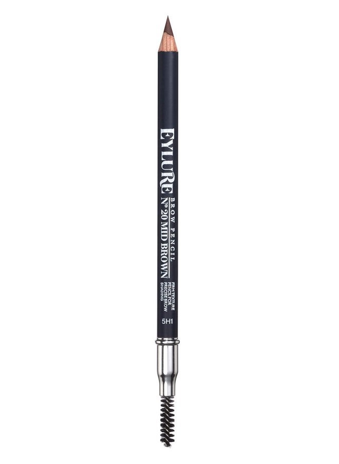 Eylure Brow Defining and Shading, Firm Pencil, Brow Crayon, Dual Ended, 20 Mid Brown