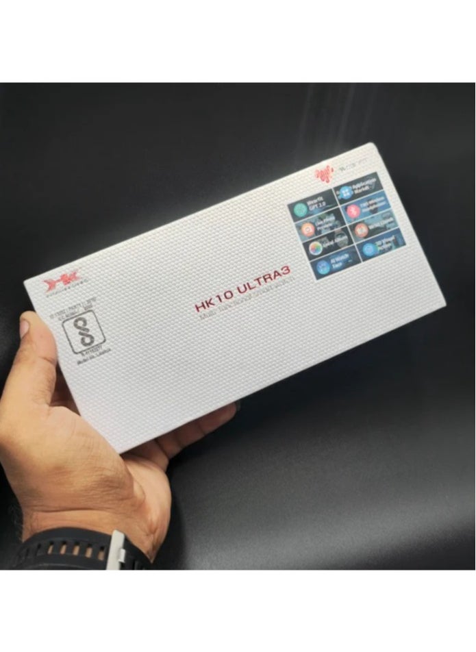 HK 10 Ultra 3 Smart Watch Supports Bluetooth Connectivity Waterproof Suitable For Both Men And Women