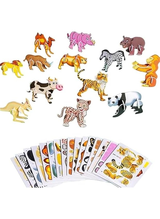 Ally Pocket Educational 3D Puzzle for Kids, Children's Animal Cartoon Puzzle Toys