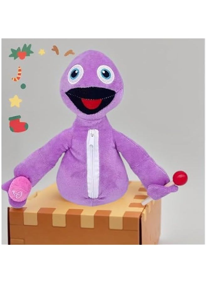 Yeeps Hide and Seek Plush  Dolls, Soft Stuffed Animal Pillow Figures(Purple)