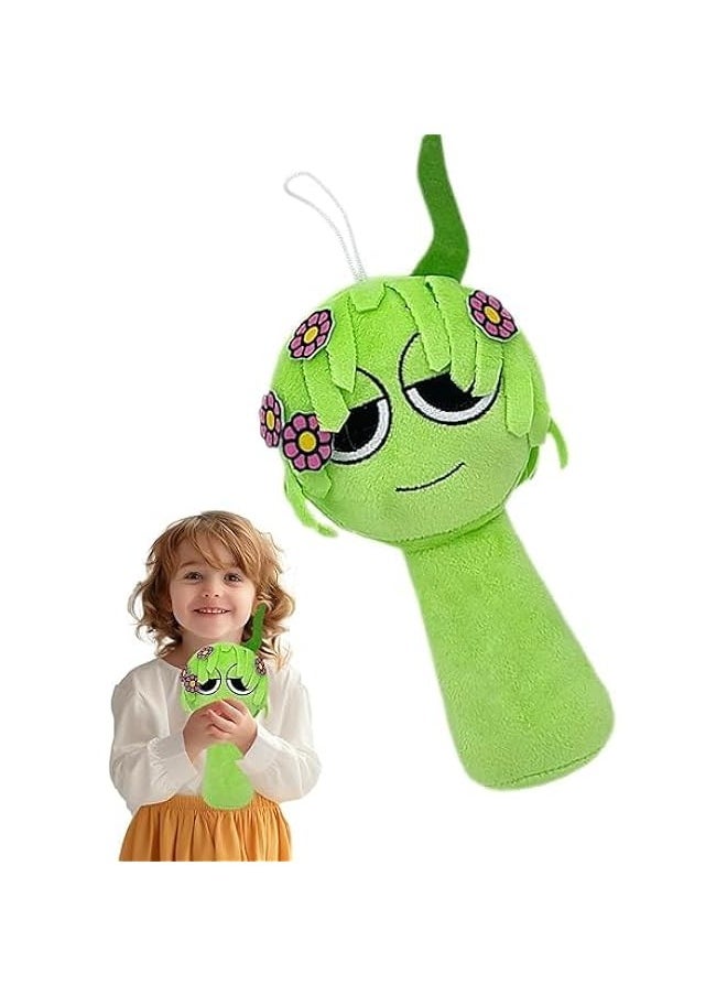 Sprunki Game Plush, Sprunki Toys Plush,Soft Stuffed Animal Pillow Doll  Birthday Gifts for Adult Kids(Light Green)