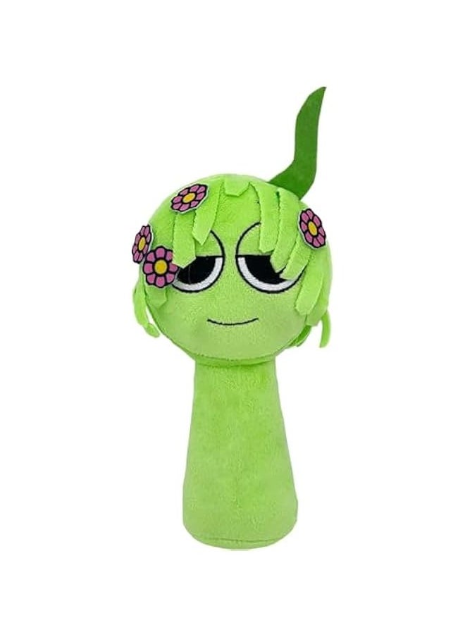 Sprunki Game Plush, Sprunki Toys Plush,Soft Stuffed Animal Pillow Doll  Birthday Gifts for Adult Kids(Light Green)