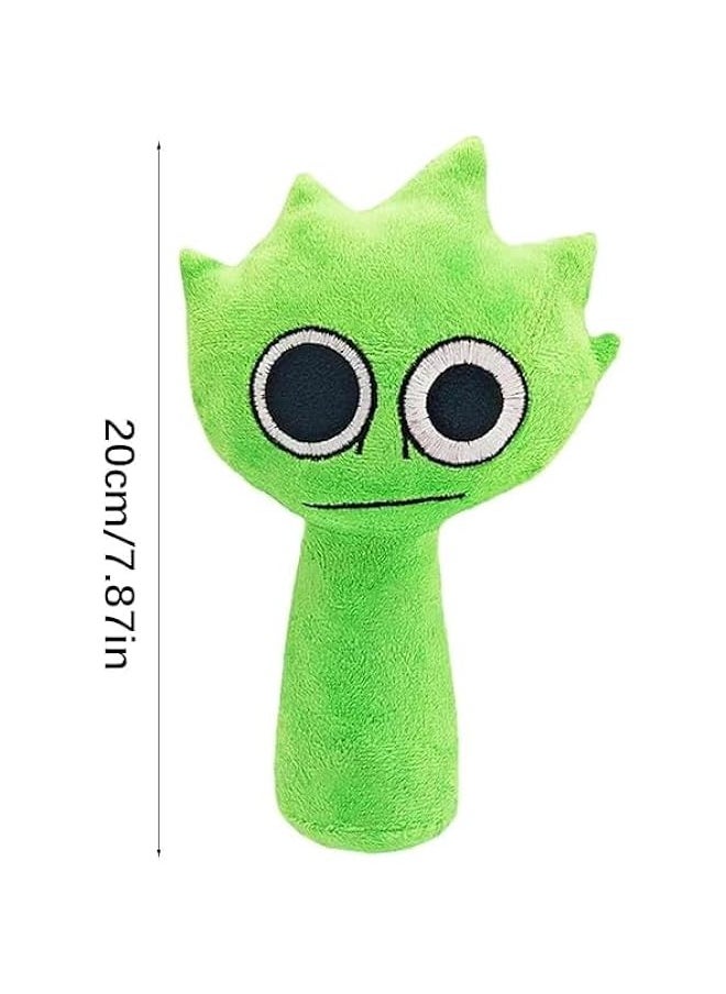 Sprunki Game Plush, Sprunki Toys Plush,Soft Stuffed Animal Pillow Doll  Birthday Gifts for Adult Kids(Dark Green)